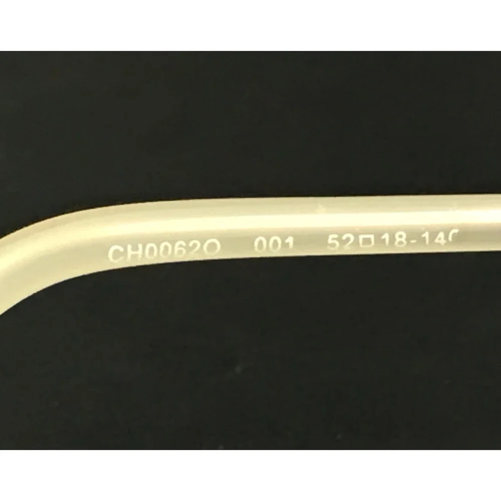 Chloe Eyeglasses Frames CH0062O 002 Transparent Nude Pink Gold Round 52-18-140